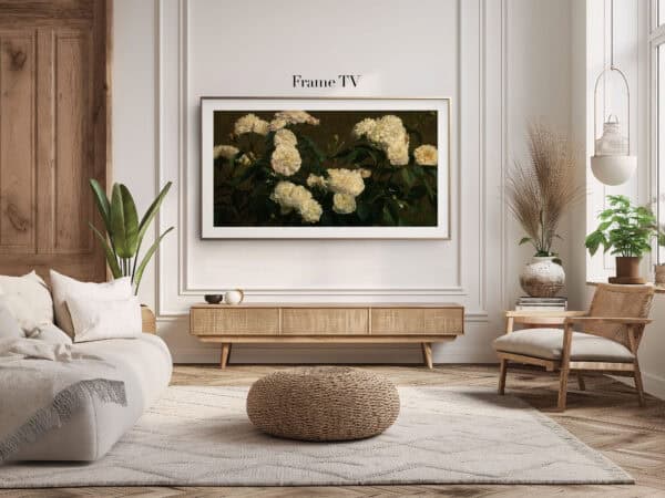 frame tv moody florals