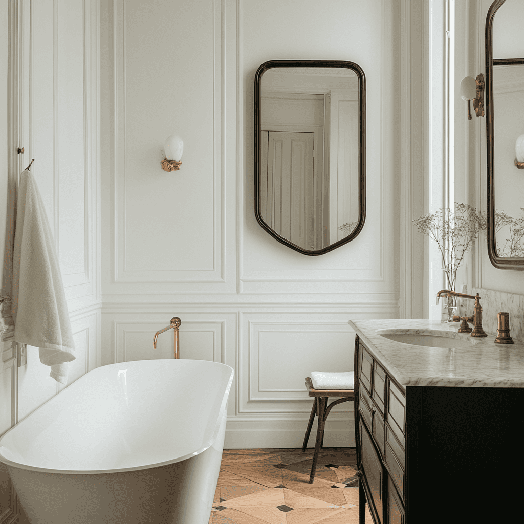 irregular shaped bathroom mirrors