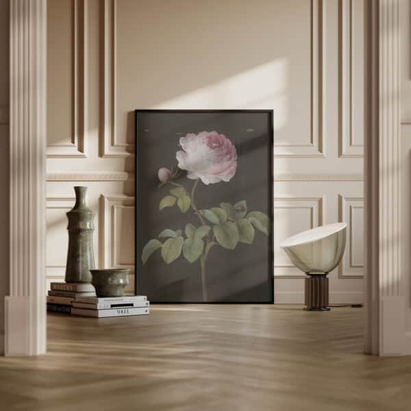 moody flower artwork