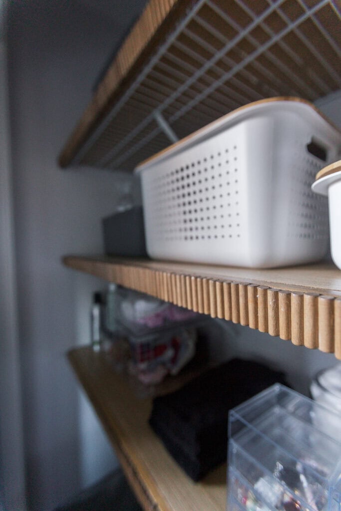 wooden wire shelf covers