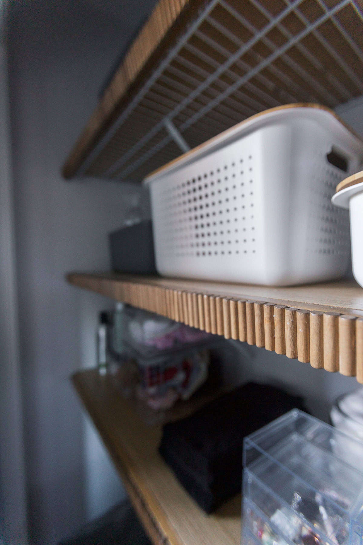 wooden wire shelf covers