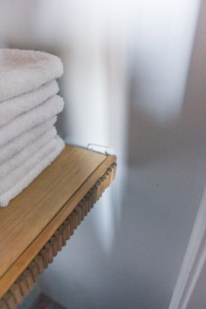 wooden shelf covers