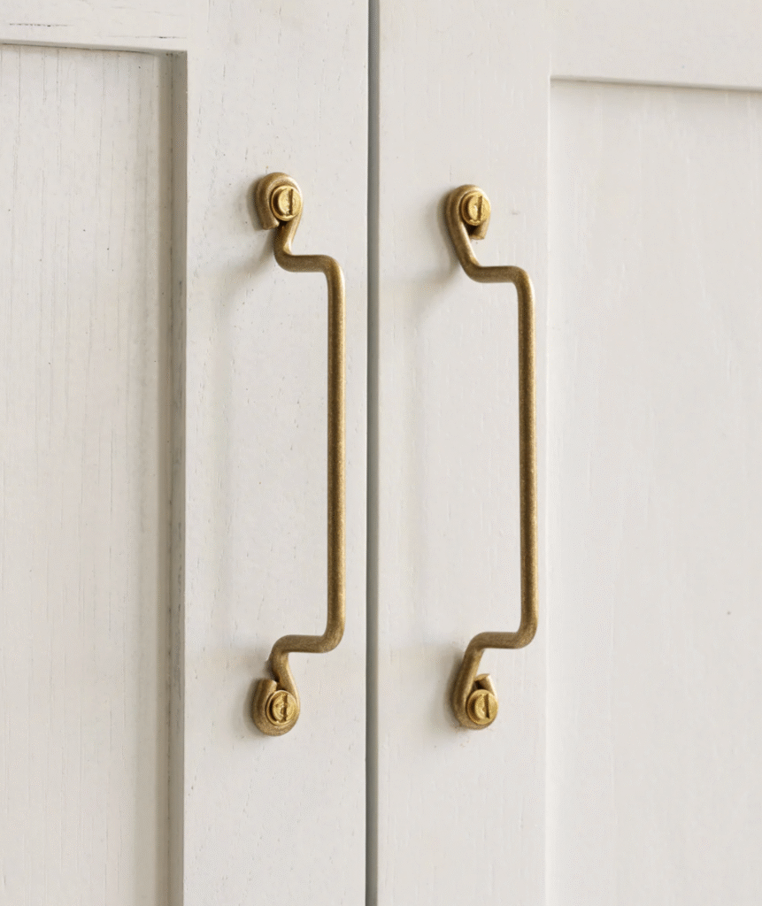 Unlacquered Brass handles