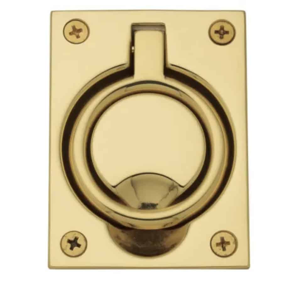 Unlacquered Brass cabinet hardware