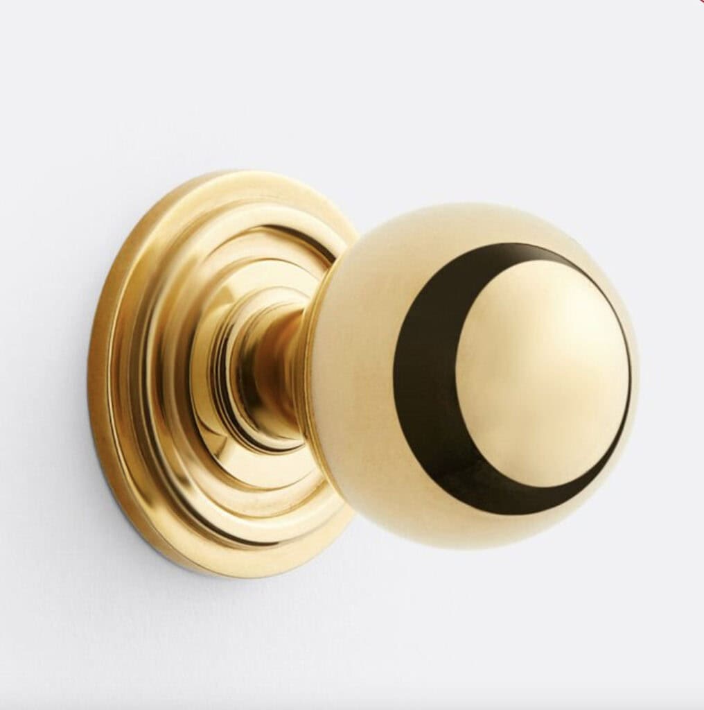 Unlacquered Brass knobs