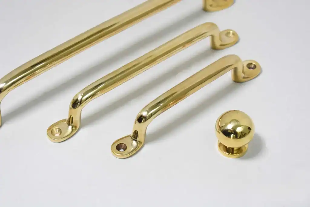 Unlacquered Brass hardware