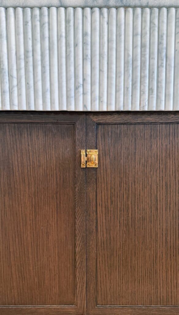 unlacquered brass hardware