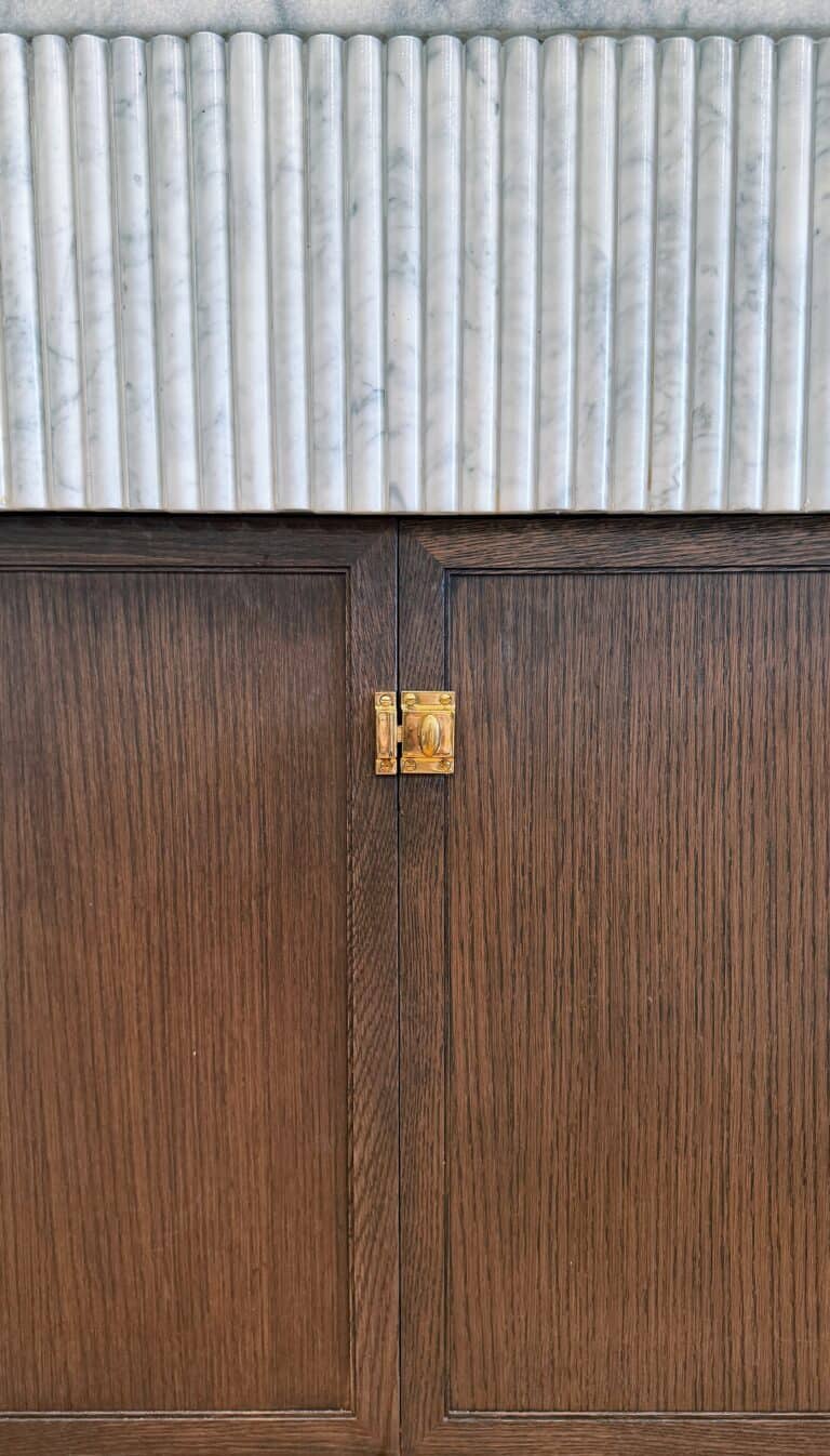 unlacquered brass hardware